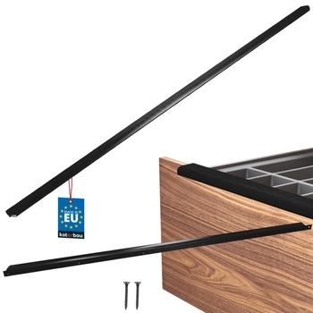 Uchwyt meblowy aluminium czarny mat 980/1000 mm