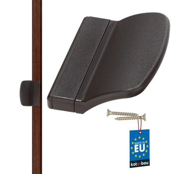 Pochwyt balkonowy brązowy 70x55 mm