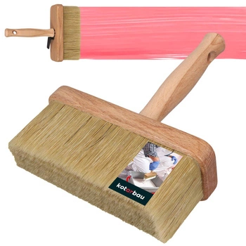 Pędzel malarski ławkowiec duży szeroki do tapet gruntu 170 mm