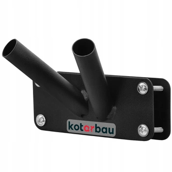 Uchwyt do flag balkonowy 170 balustrady podwójny - Kolor czarny