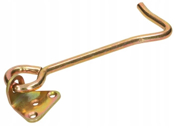 Hak haczyk drzwiowy przykręcany zamknięcie 150 mm