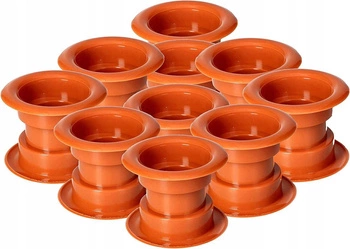 Tuleja do drzwi tulejka drzwiowa wentylacyjna - 10 szt. - Kolor kalwados