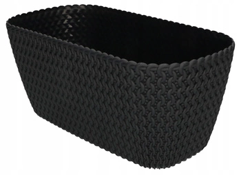 Doniczka 300 mm skrzynka balkonowa owalna - Kolor antracyt