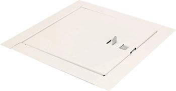 Drzwiczki rewizyjne kominowe stalowe 14x14cm białe