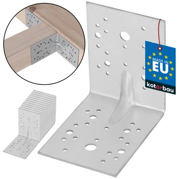 Kątownik łącznik ciesielski 130x130x100 - 12 szt.