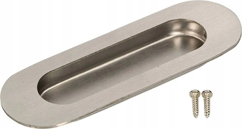 Uchwyt drzwi przesuwnych wpuszczany owalny stal