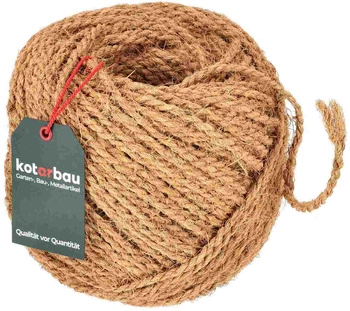 Sznurek kokosowy naturalny 100m linka włókno drapak