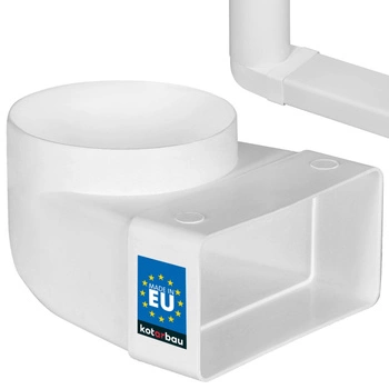 Kolano łącznikowe 120x60 wentylacyjne zmienne 100