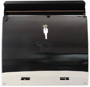 Skrzynka czarna na listy gazety 350x322 pocztowa stalowa