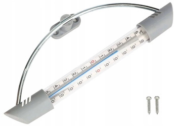 Termometr zewnętrzny długi okienny ścienny 23cm