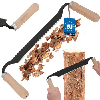 Ośnik kuty do korowania strug kory drewna prosty 37 cm