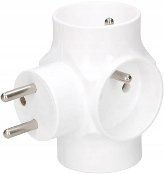 Złodziejka trójnik rozgałęźnik 3 gniazda uz