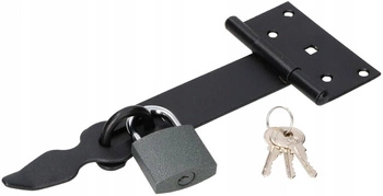 Zestaw wrzeciądz skobel zamknięcie do drzwi z kłódką - 240 mm