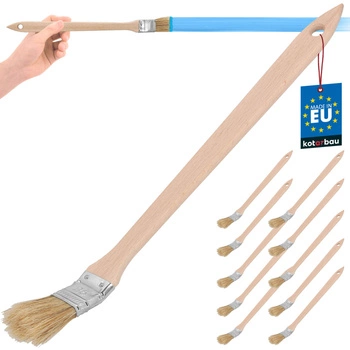 Pędzel wygięty do kaloryferów grzejników mały wąski 25 mm zestaw 10 szt.