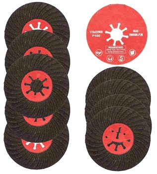 Dysk tarcza szlifierki krążek ścierny 100 gres - 10 szt.