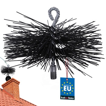 Szczotka do czyszczenia komina wycior pcv gwint m12 175 mm