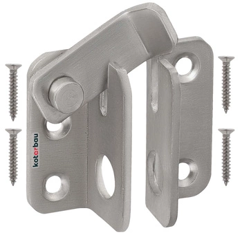 Zasuwa drzwiowa stalowa wrzeciądz skobel inox 40x45