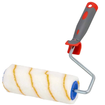 Wałek malarski złota nić 180 z gumową rączką