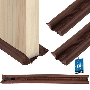 Uszczelka piankowa pod drzwi 30 mm 95 cm brązowa zestaw 2 szt