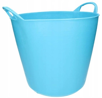 Pojemnik niebieski elastyczny wiadro 26l z uszami