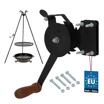 Kołowrotek korbka korba do regulacji grilla rusztu