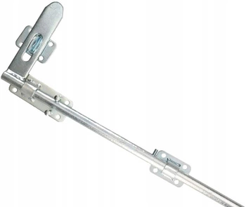 Rygiel ze skoblem 800 mm skobel 13 cm zasuwa bram