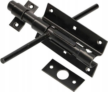 Zasuwa bramowa garażowa do furtki rygiel 150/16mm