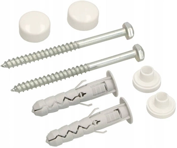 Zestaw kołków łazienkowych do mocowania muszli wc