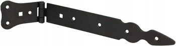 Zawias altanowy wąski do okiennic drzwi czarny 250 mm