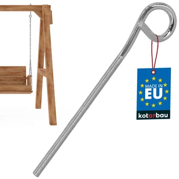 Hak huśtawkowy wkręcany nierdzewny M8 210 mm