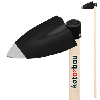 Motyka kopaczka sercowa 109 mm ogrodowa kuta trzon