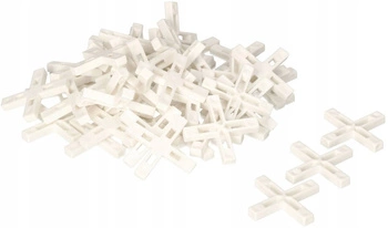 Krzyżyki dystansowe 6mm do płytek glazury - 40 szt.
