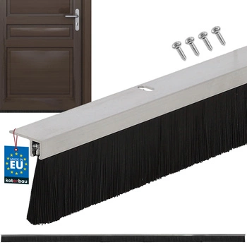 Listwa szczotkowa kątowa 24 mm uszczelniająca drzwi