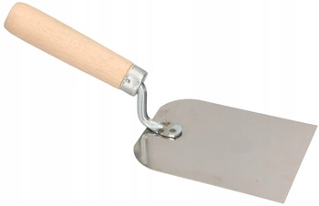 Nierdzewna kielnia podkówka sztukatorska 100 mm