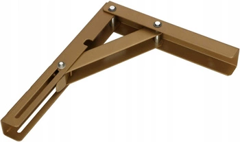 Wspornik kątownik składany na półkę 200 mm rozkładany