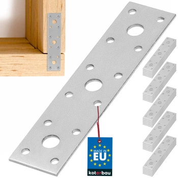 Płytka perforowana ocynkowana 150x35 mm zestaw 25 szt.