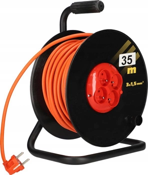 Zwijak z/u przedłużacz bębnowy 30m budowlany 3x1,5