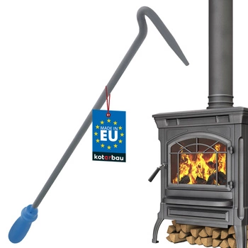 Pogrzebacz do pieca kominka popiołu węgla hak wycior