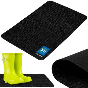 Wycieraczka do butów chłonna antypoślizgowa dywanik mata czarna 60x40 cm