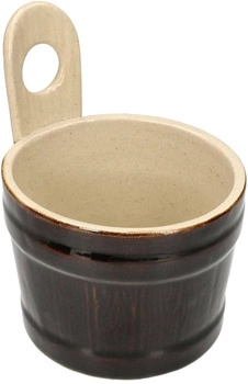 Skopek kamionkowy garnek naczynie na żywność - 1l