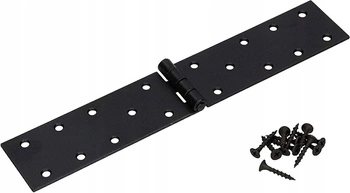 Zawias budowlany splatany skrzyniowy czarny 250x45 mm