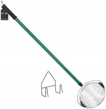 Zbieracz zbierak ręczny do orzechów kasztanów rozkładany - Kolor srebrny