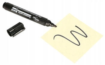 Marker permanentny czarny wodoodporny okrągły