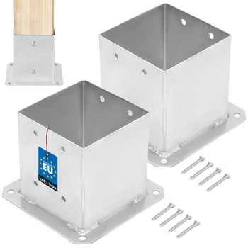 Podstawa słupa przykręcana 140x140 mm zestaw 2 szt.
