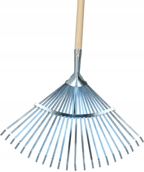 Grabie grabki wachlarzowe z taśmy metalowej regulowane 183 cm