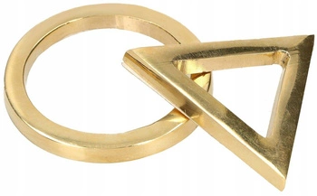 Oznaczenie samoprzylepne wc toalet kółko trójkąt