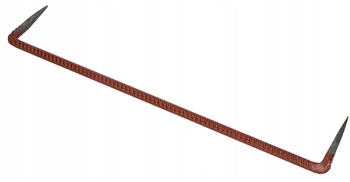 Klamra budowlana ciesielska 500 mm kotwa stalowa