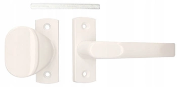 Klamko pochwyt drzwiowy krótki szyld furtki bramki