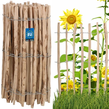 Płotek leszczynowy ogrodzenie obrzeże palisada łupanka 80 cm