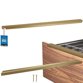 Uchwyt meblowy aluminium złoty mat 480/500 mm